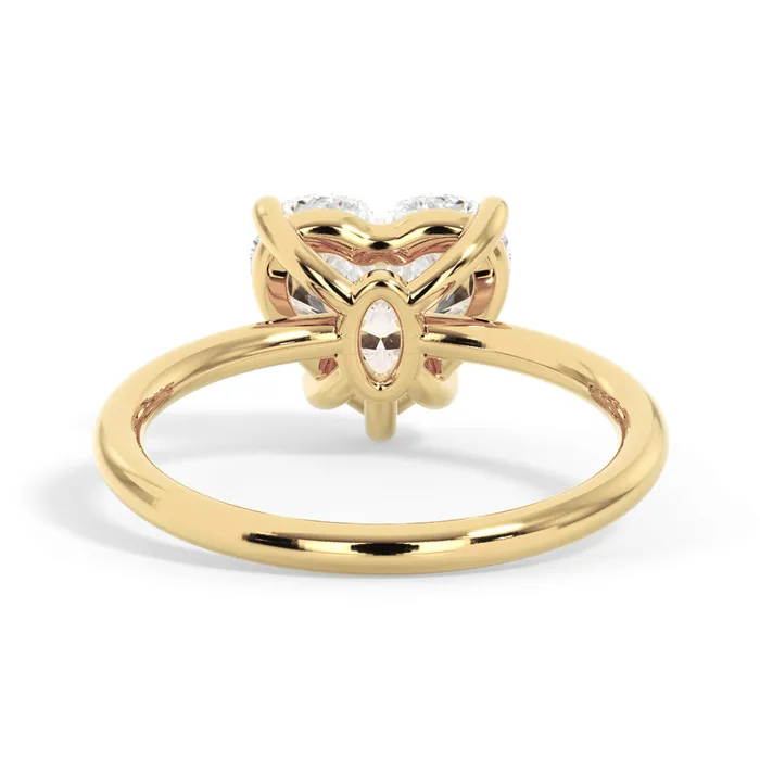 Basket Style Solitaire Engagement Ring deBebians Rings