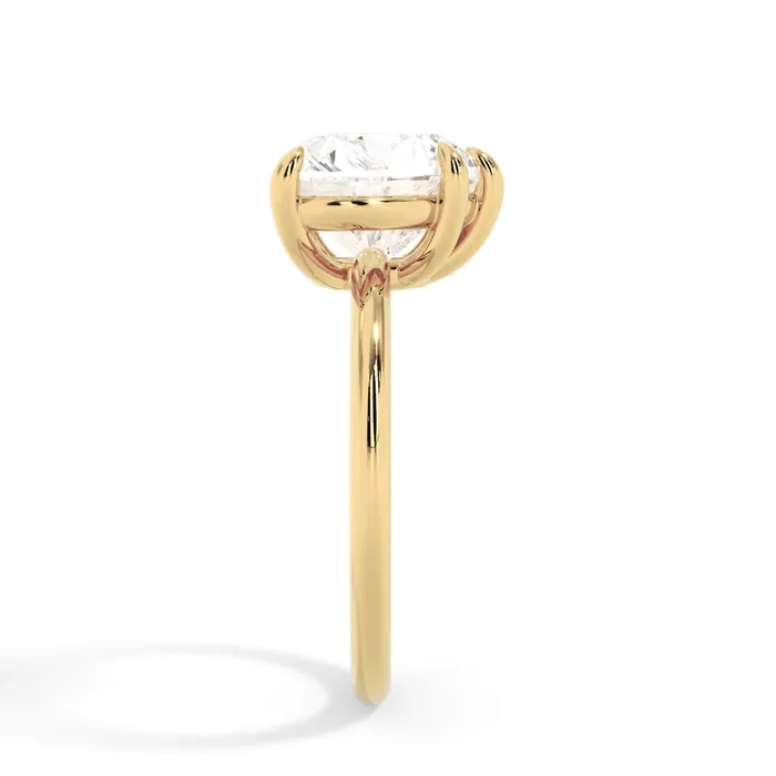 Basket Style Solitaire Engagement Ring deBebians Rings