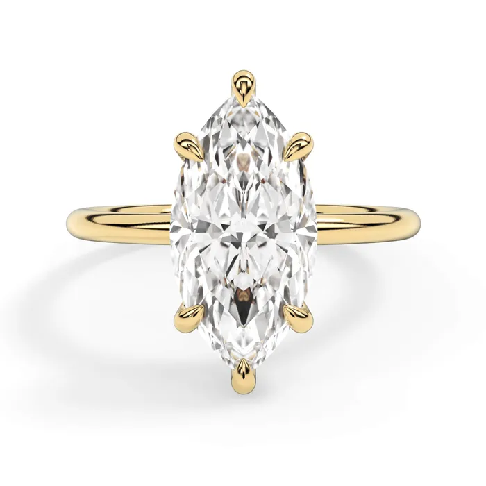 Basket Style Solitaire Engagement Ring deBebians Rings