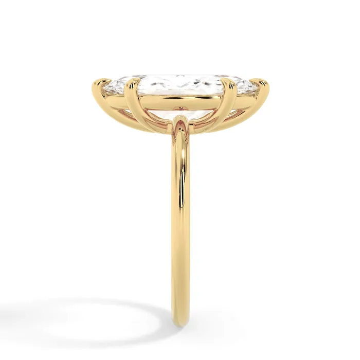 Basket Style Solitaire Engagement Ring deBebians Rings
