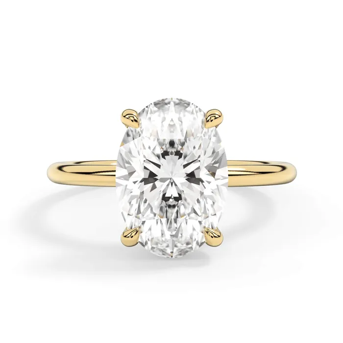 Basket Style Solitaire Engagement Ring deBebians Rings
