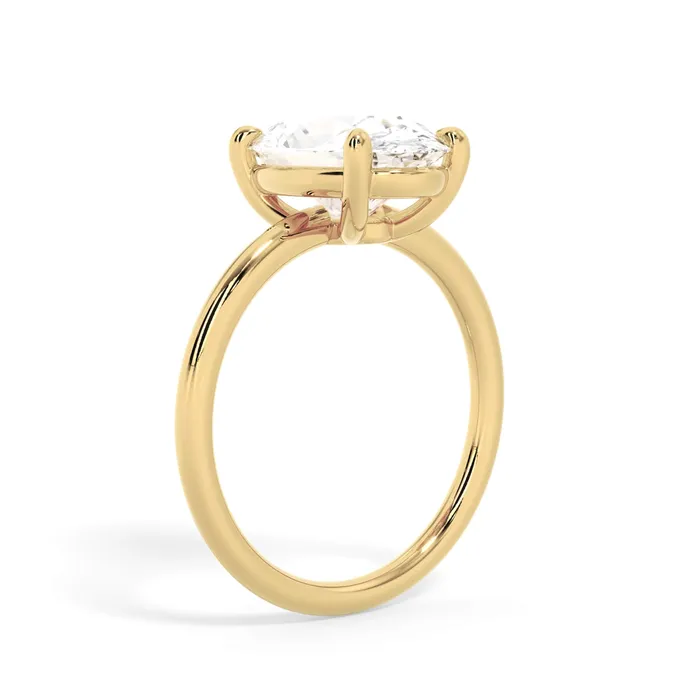 Basket Style Solitaire Engagement Ring deBebians Rings