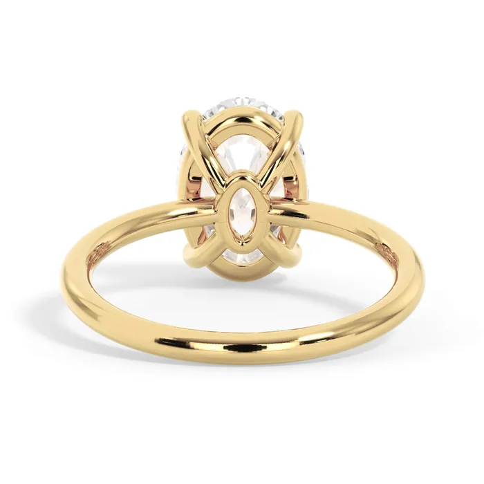 Basket Style Solitaire Engagement Ring deBebians Rings