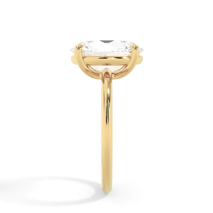 Basket Style Solitaire Engagement Ring deBebians Rings