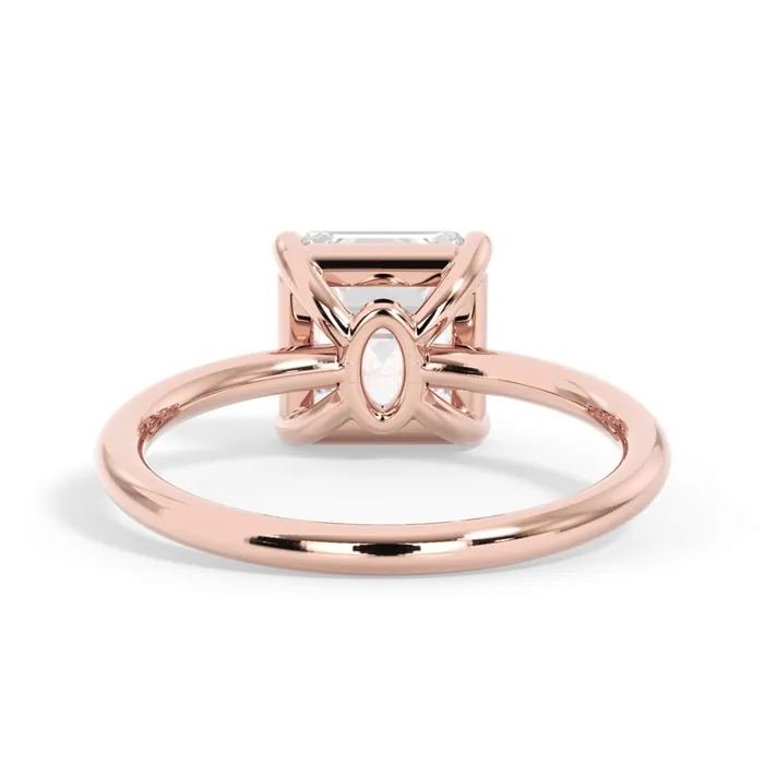 Basket Style Solitaire Engagement Ring deBebians Rings