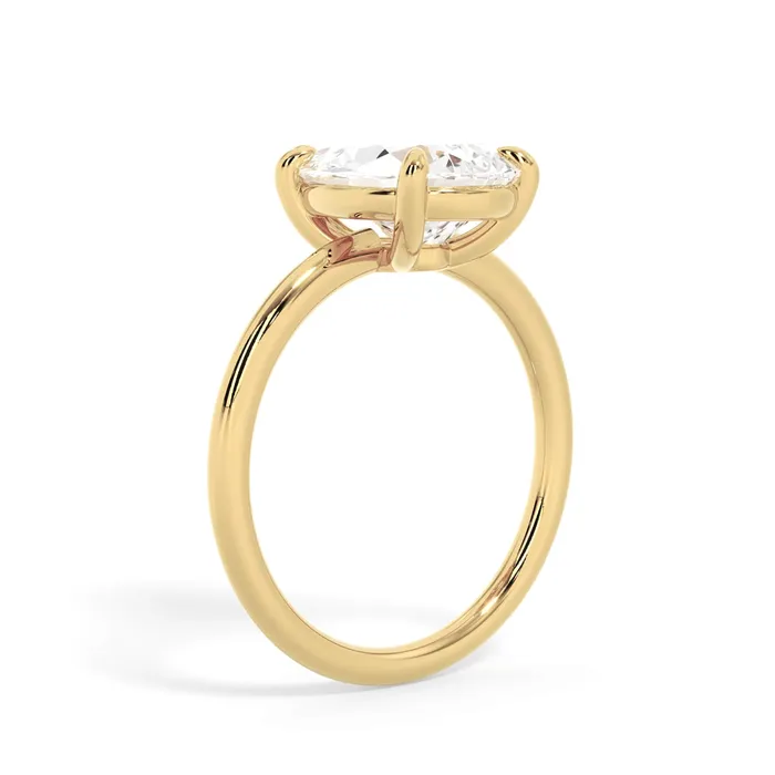 Basket Style Solitaire Engagement Ring deBebians Rings