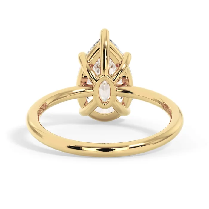 Basket Style Solitaire Engagement Ring deBebians Rings