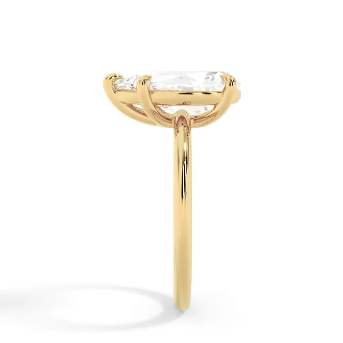 Basket Style Solitaire Engagement Ring deBebians Rings