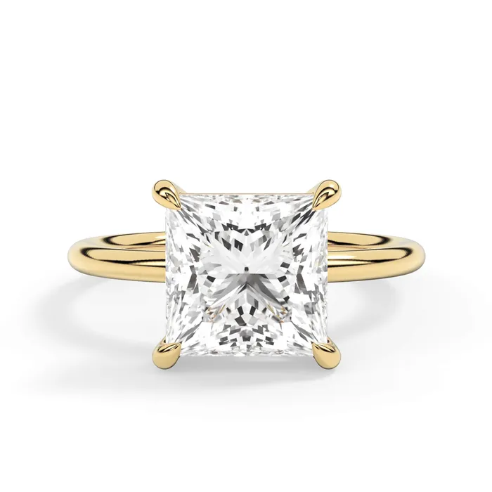 Basket Style Solitaire Engagement Ring deBebians Rings
