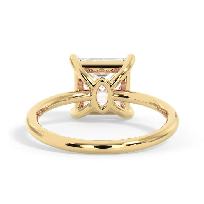 Basket Style Solitaire Engagement Ring deBebians Rings