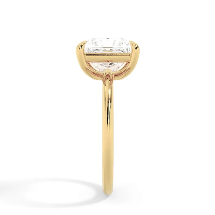 Basket Style Solitaire Engagement Ring deBebians Rings