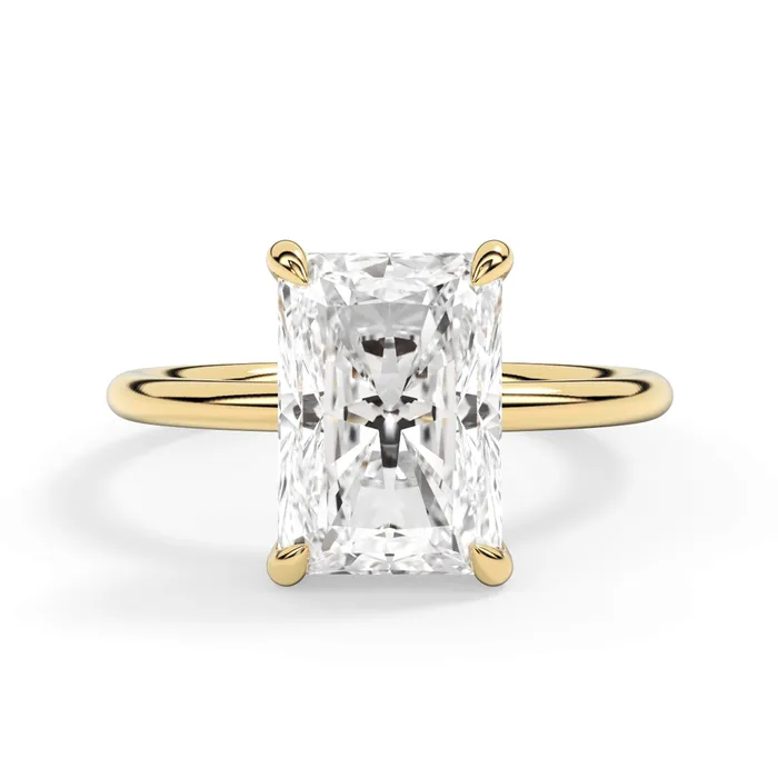 Basket Style Solitaire Engagement Ring deBebians Rings