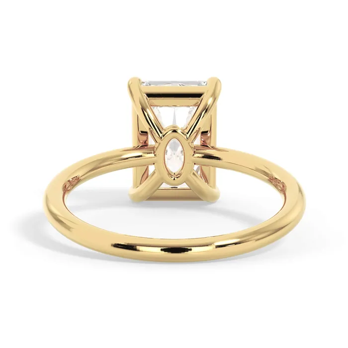 Basket Style Solitaire Engagement Ring deBebians Rings