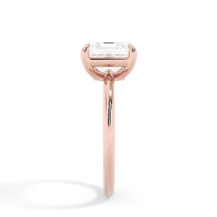 Basket Style Solitaire Engagement Ring deBebians Rings