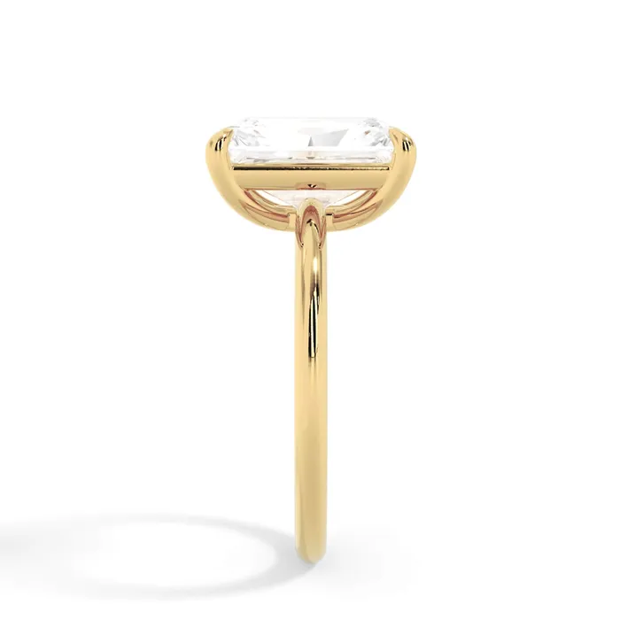 Basket Style Solitaire Engagement Ring deBebians Rings