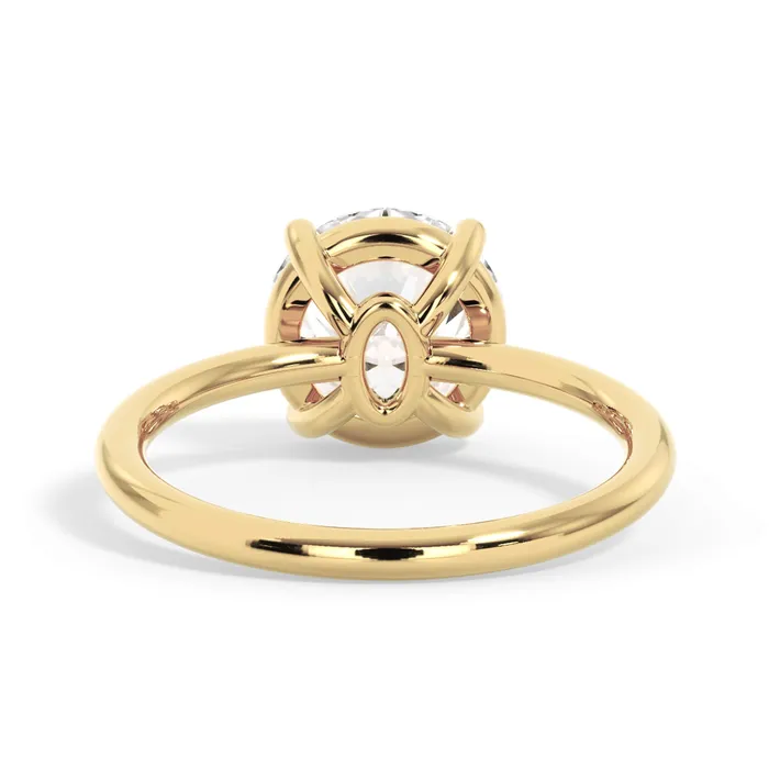 Basket Style Solitaire Engagement Ring deBebians Rings