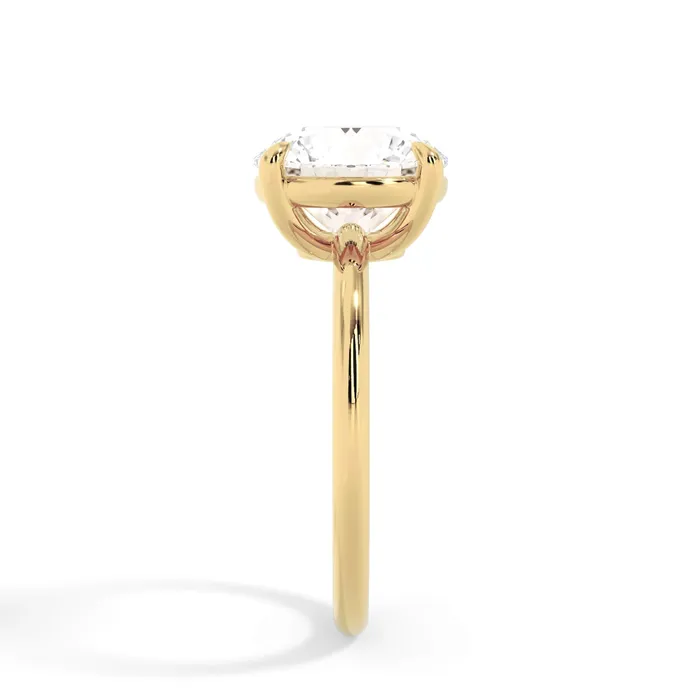 Basket Style Solitaire Engagement Ring deBebians Rings