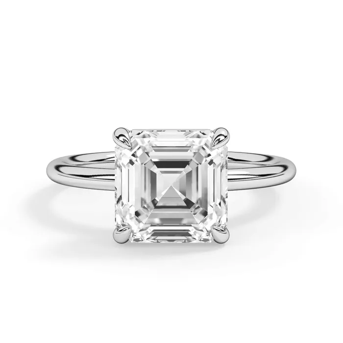 Basket Style Solitaire Engagement Ring deBebians Rings