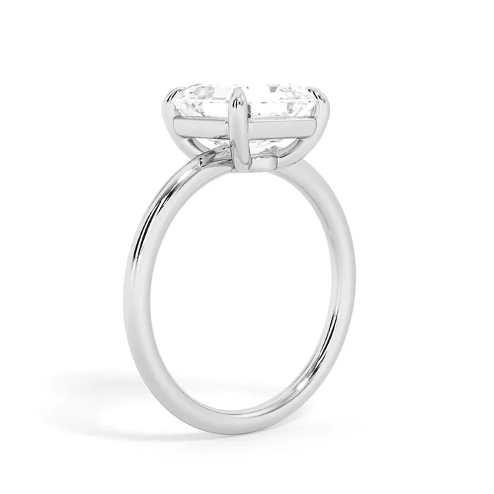 Basket Style Solitaire Engagement Ring deBebians Rings