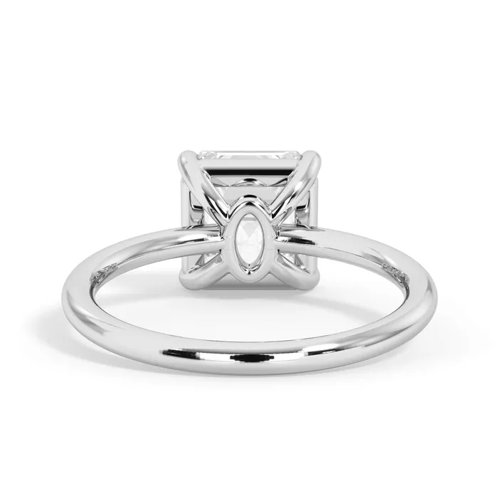 Basket Style Solitaire Engagement Ring deBebians Rings