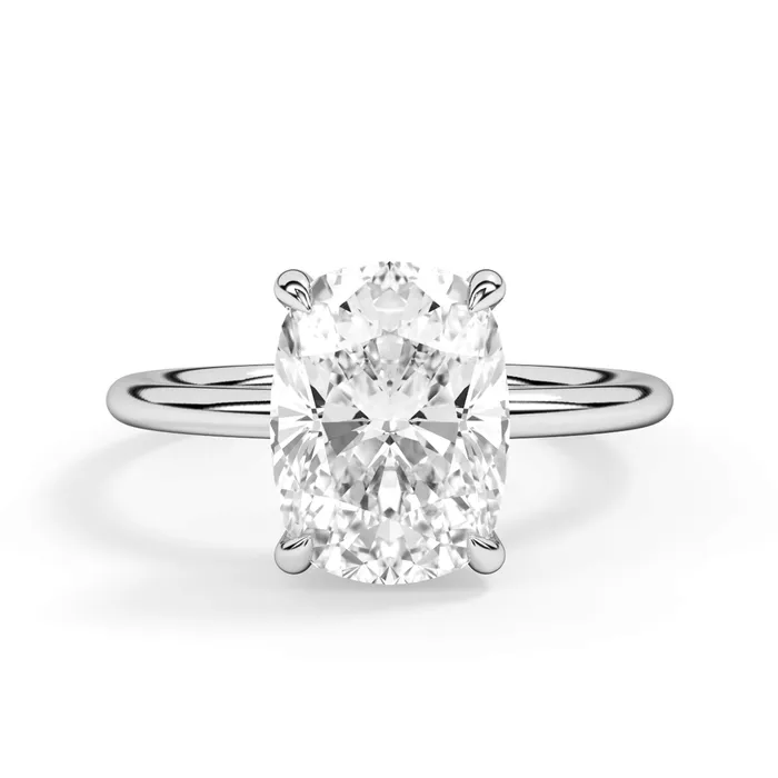 Basket Style Solitaire Engagement Ring deBebians Rings