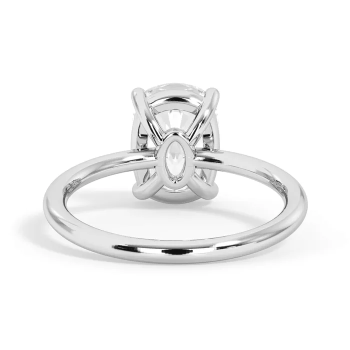 Basket Style Solitaire Engagement Ring deBebians Rings