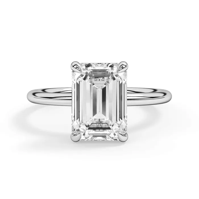 Basket Style Solitaire Engagement Ring deBebians Rings