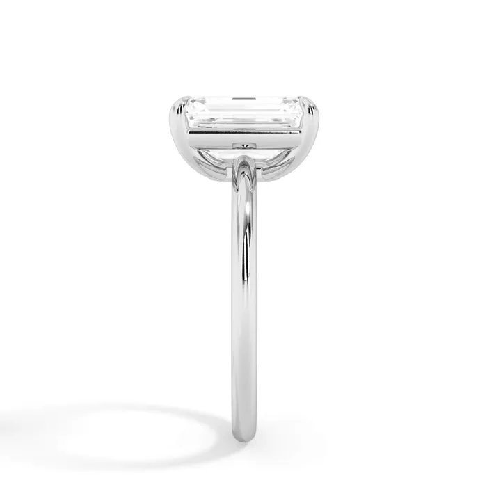 Basket Style Solitaire Engagement Ring deBebians Rings