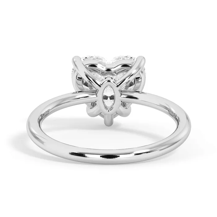 Basket Style Solitaire Engagement Ring deBebians Rings