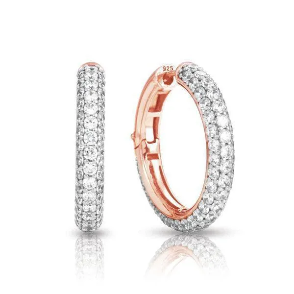 Belle Etoile Earrings Belle Etoile Pav Earrings Rose Gold