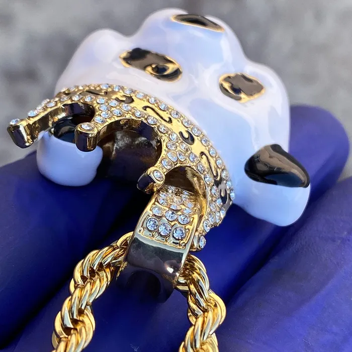 Bling Cartel Admin Big Crown Panda Pendant Gold Finish Rope Chain Necklace 5mm 30 Necklaces Bling Cartel Admin Big Crown Panda Pendant Gold Finish Rope Chain Necklace 5mm 30 Necklaces