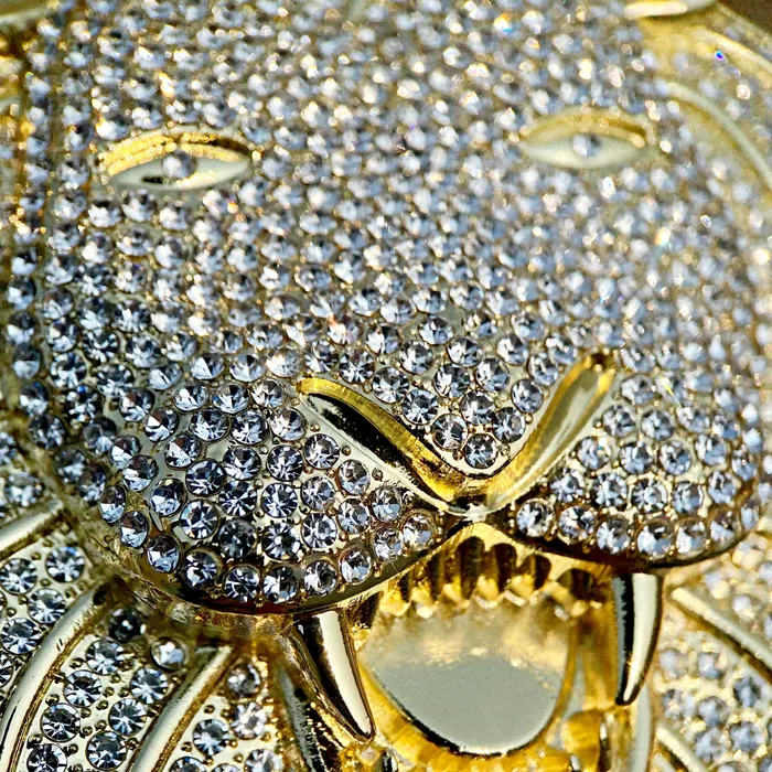 Bling Cartel Necklaces 14k Gold Finish Lion Head Iced Huge Jumbo Flooded Out Pendant Bling Cartel Necklaces 14k Gold Finish Lion Head Iced Huge Jumbo Flooded Out Pendant