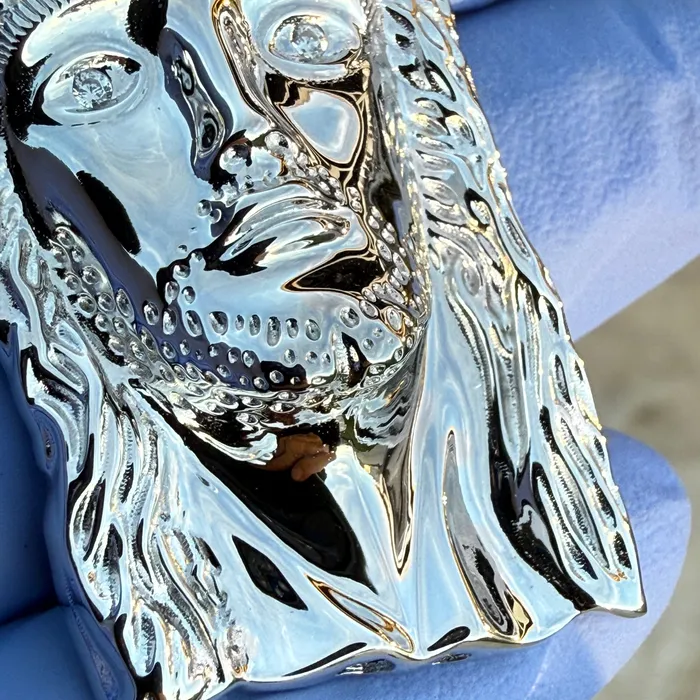 Bling Cartel Necklaces Solid 925 Sterling Silver Jesus Head Italy Pendant CZ Crown Medium 175 Bling Cartel Necklaces Solid 925 Sterling Silver Jesus Head Italy Pendant CZ Crown Medium 175