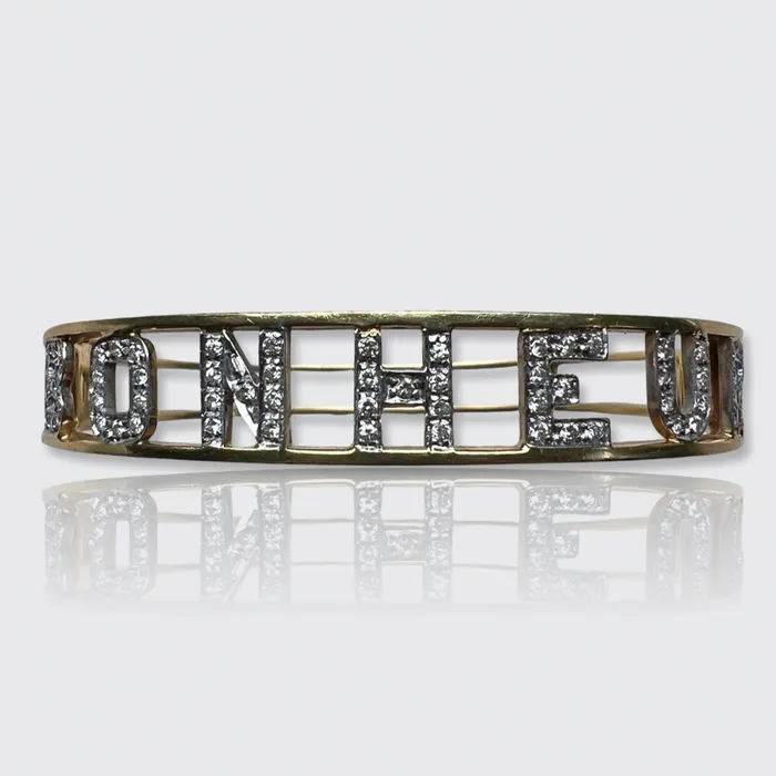 Bracelets 21stfinds Vintage Diamond Bonheur Bracelet Bracelets 21stfinds Vintage Diamond Bonheur Bracelet