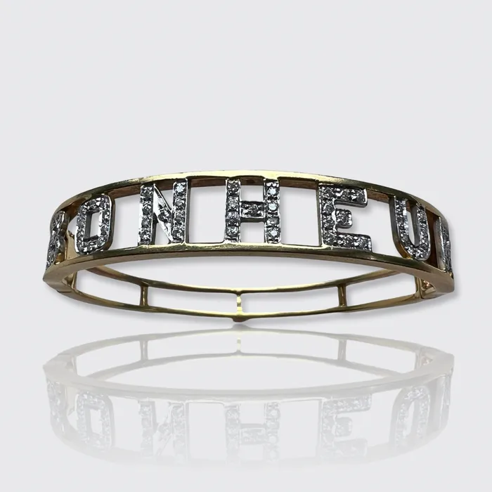 Bracelets 21stfinds Vintage Diamond Bonheur Bracelet Bracelets 21stfinds Vintage Diamond Bonheur Bracelet