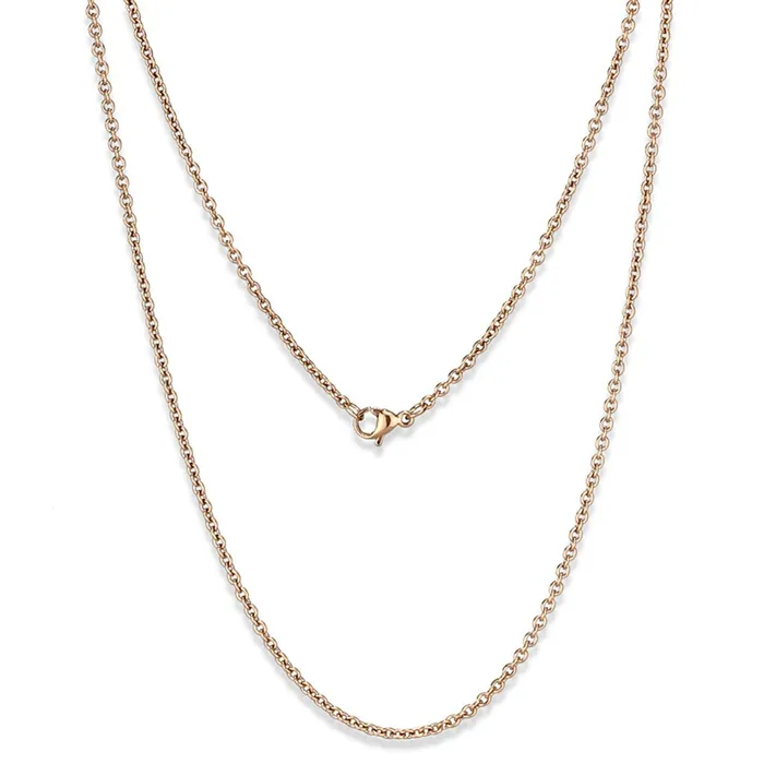 Bracelets Alamode TK2428R IP Rose GoldIon Plating Stainless Steel Chain with No Stone Bracelets Alamode TK2428R IP Rose GoldIon Plating Stainless Steel Chain with No Stone