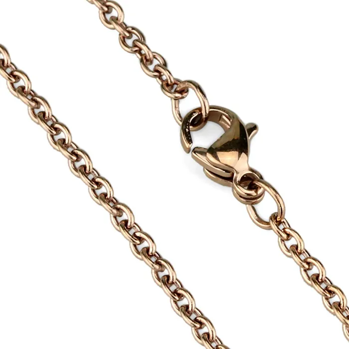 Bracelets Alamode TK2428R IP Rose GoldIon Plating Stainless Steel Chain with No Stone