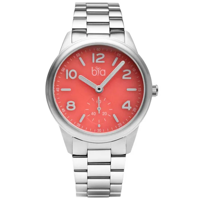Bracelets BIA BIA Womens Quartz Watch Suffragette Pink Dial Stainless Steel Bracelet B1014 Bracelets BIA BIA Womens Quartz Watch Suffragette Pink Dial Stainless Steel Bracelet B1014