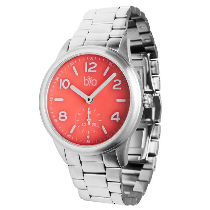 Bracelets BIA BIA Womens Quartz Watch Suffragette Pink Dial Stainless Steel Bracelet B1014 Bracelets BIA BIA Womens Quartz Watch Suffragette Pink Dial Stainless Steel Bracelet B1014