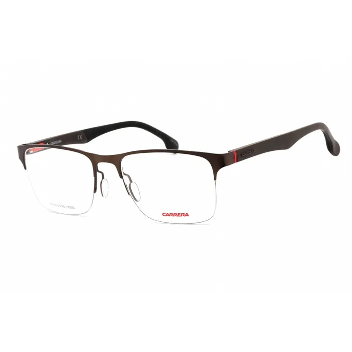 Bracelets Carrera Carrera Mens Eyeglasses Brown Stainless Steel Rectangular Frame 8830V 009Q 00 Bracelets Carrera Carrera Mens Eyeglasses Brown Stainless Steel Rectangular Frame 8830V 009Q 00
