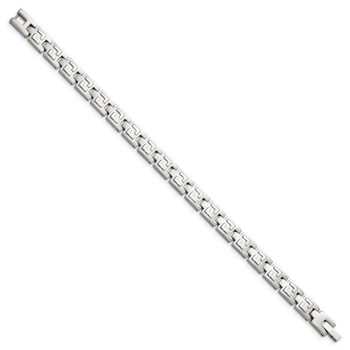 Bracelets Chisel Stainless Steel Brushed and Polished 85in Bracelet Bracelets Chisel Stainless Steel Brushed and Polished 85in Bracelet
