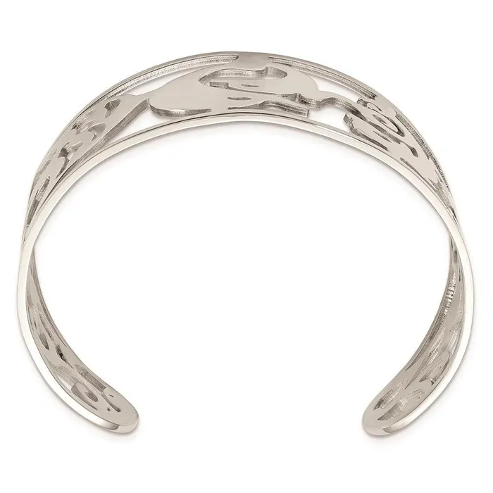 Bracelets Chisel Stainless Steel Dolphins Cuff Bangle Bracelets Chisel Stainless Steel Dolphins Cuff Bangle