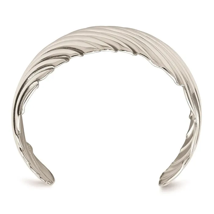 Bracelets Chisel Stainless Steel Polished Cuff Bangle Bracelets Chisel Stainless Steel Polished Cuff Bangle