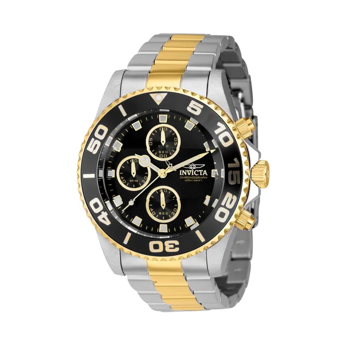 Bracelets Invicta Invicta Mens Chronograph Watch Pro Diver Black Dial Two Tone Bracelet 43407 Bracelets Invicta Invicta Mens Chronograph Watch Pro Diver Black Dial Two Tone Bracelet 43407