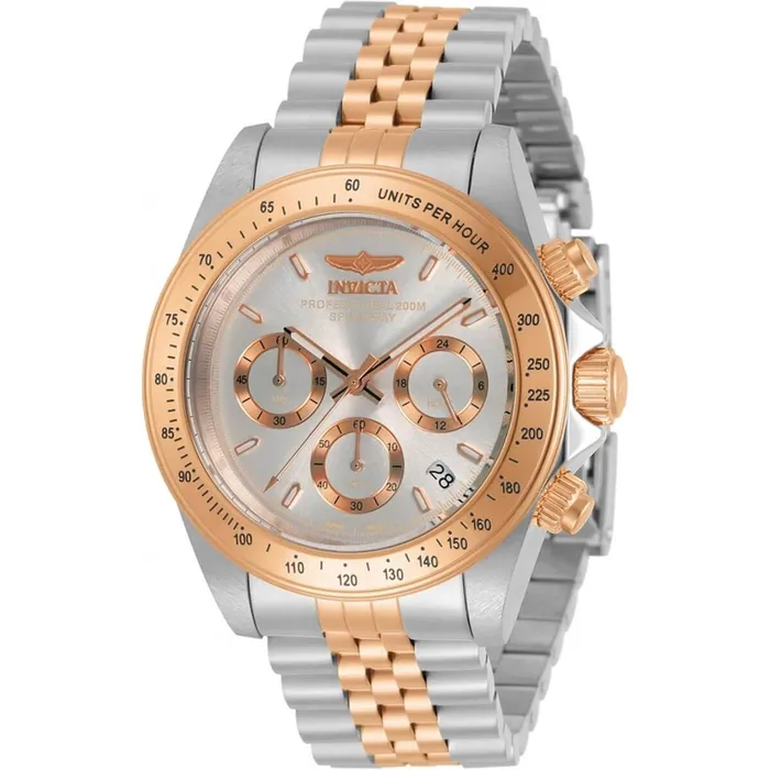 Bracelets Invicta Invicta Mens Chronograph Watch Speedway Silver and Rose Gold Dial Bracelet 30995 Bracelets Invicta Invicta Mens Chronograph Watch Speedway Silver and Rose Gold Dial Bracelet 30995