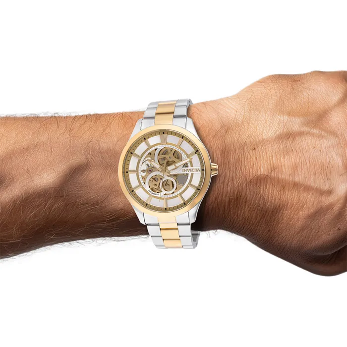 Bracelets Invicta Invicta Mens Watch Specialty Automatic Gold and Silver Tone Dial Bracelet 46737 Bracelets Invicta Invicta Mens Watch Specialty Automatic Gold and Silver Tone Dial Bracelet 46737