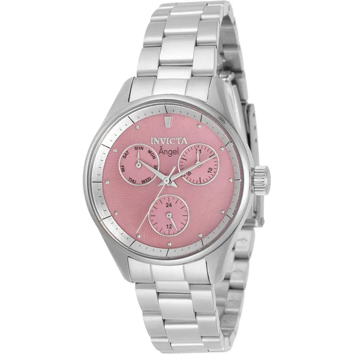 Bracelets Invicta Invicta Womens Watch Angel Quartz Pink Mother of Pearl Dial SS Bracelet 31361 Bracelets Invicta Invicta Womens Watch Angel Quartz Pink Mother of Pearl Dial SS Bracelet 31361