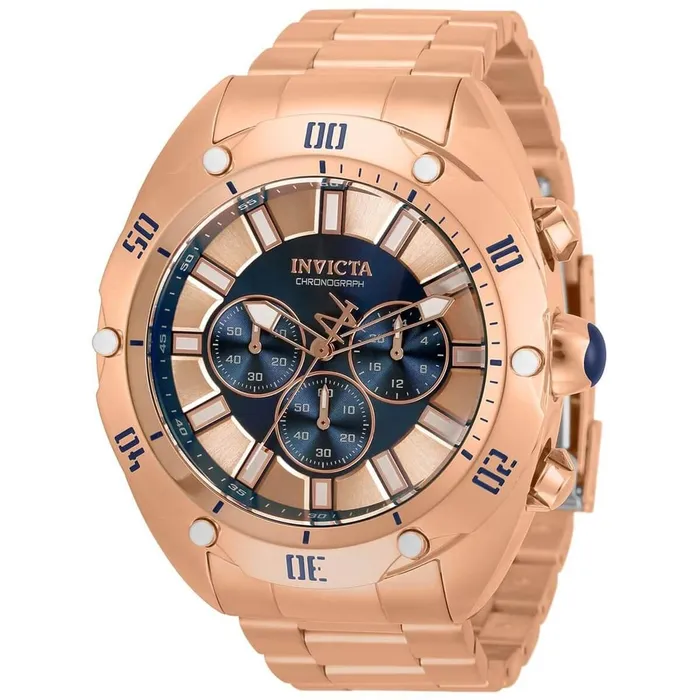 Bracelets Invicta Mens Chronograph Watch Venom Blue and Rose Gold Tone Dial Bracelet 33745 Invicta Bracelets Invicta Mens Chronograph Watch Venom Blue and Rose Gold Tone Dial Bracelet 33745 Invicta