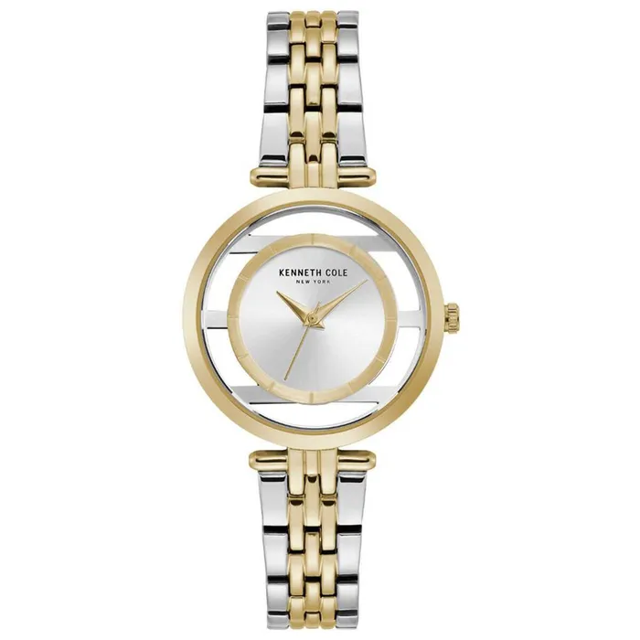 Bracelets Kenneth Cole Kenneth Cole Womens Quartz Watch Transparent Dial Two Tone Bracelet KC50922002 Bracelets Kenneth Cole Kenneth Cole Womens Quartz Watch Transparent Dial Two Tone Bracelet KC50922002