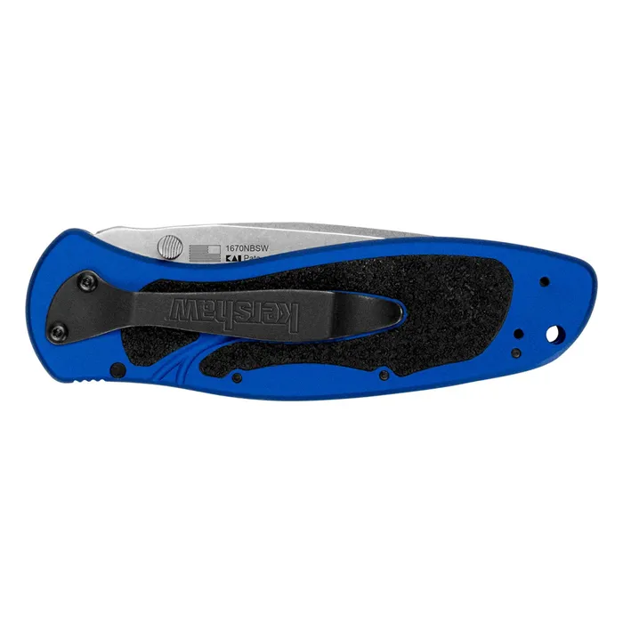 Bracelets Kershaw Kershaw Pocket Knife Blur Stainless Steel Blade Navy Blue Handle Work KW1670NBSW